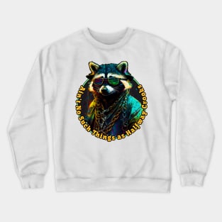 Raccoon on the Loose Crewneck Sweatshirt